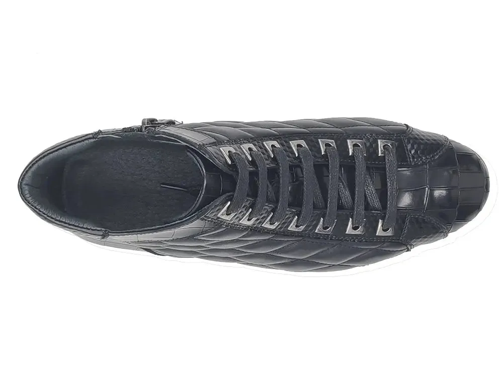 Embossed Alligator High Top daily flow
