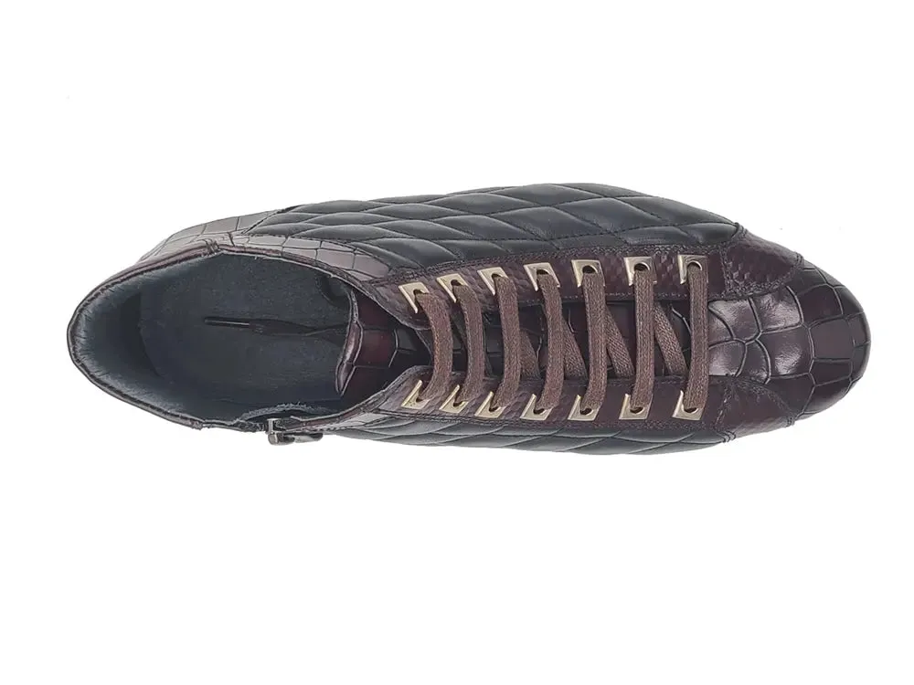 Embossed Alligator High Top daily flow