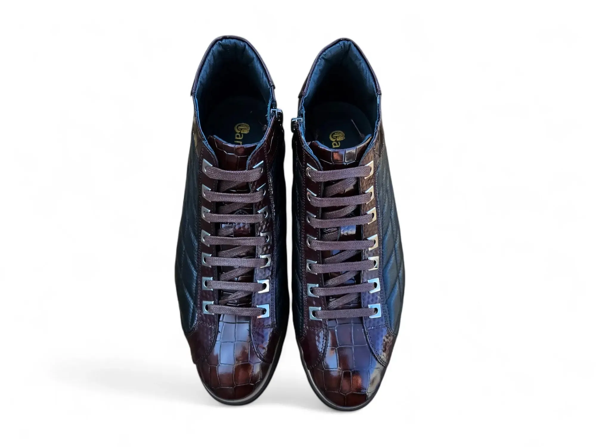 Embossed Alligator High Top daily flow
