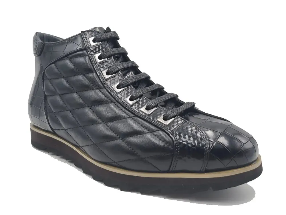 Embossed Alligator High Top daily flow