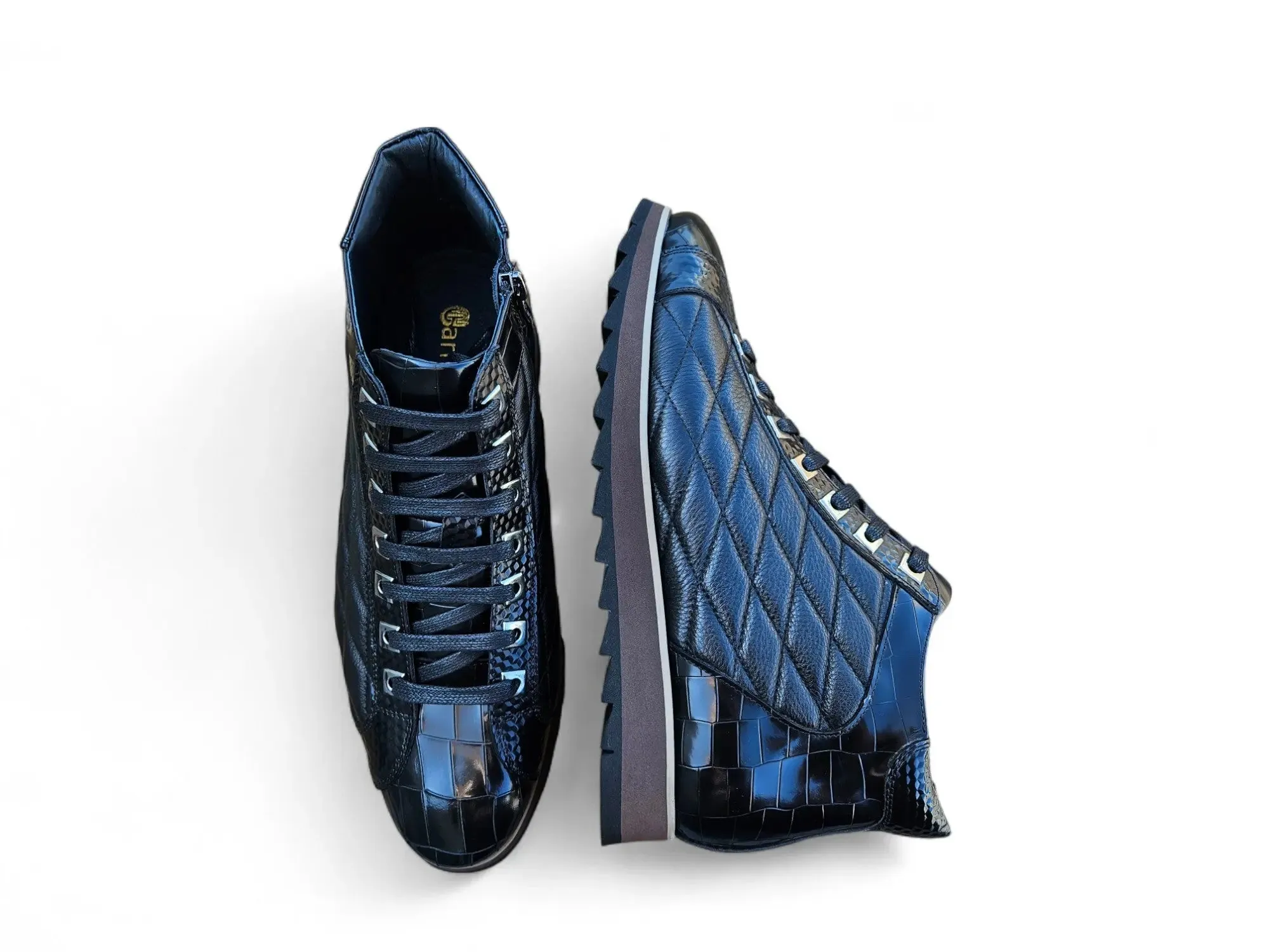 Embossed Alligator High Top daily flow