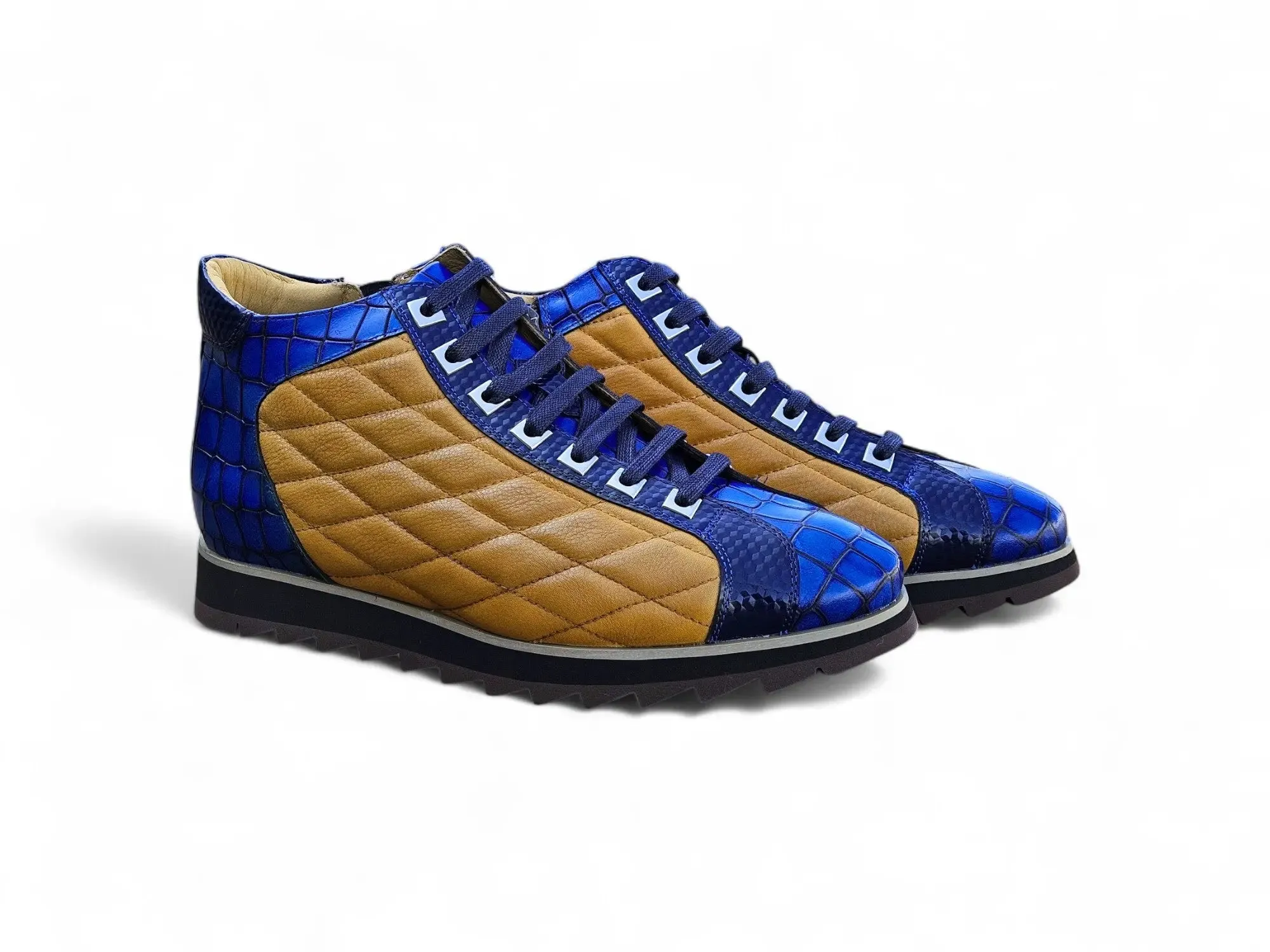 Embossed Alligator High Top daily flow