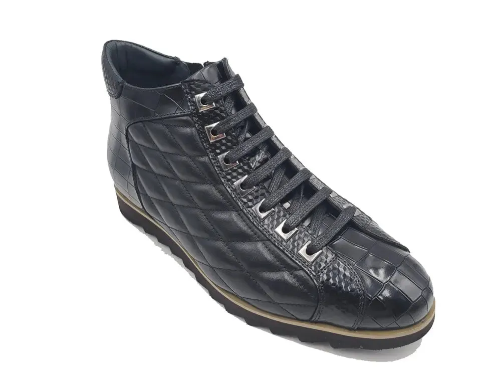 Embossed Alligator High Top daily flow