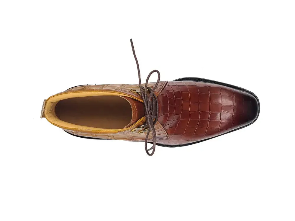 Embossed Chukka Boot Lug Sole grip strong
