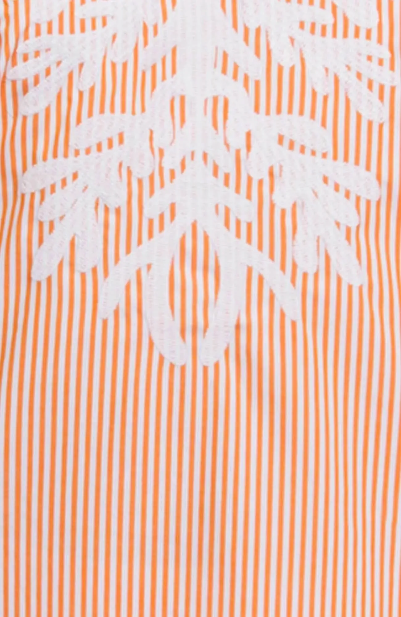 Embroidered Pinstripe Tunic - The Reef spring-fall layer