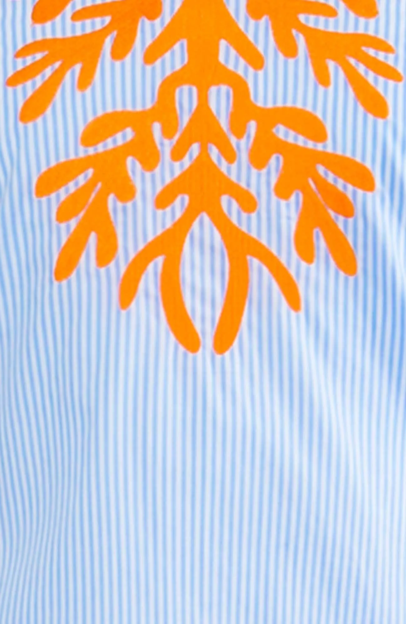Embroidered Pinstripe Tunic - The Reef spring-fall layer
