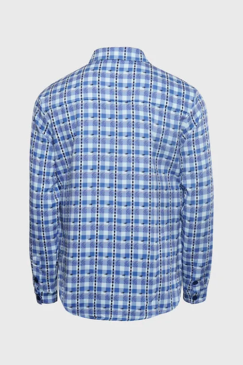 Eternal Plaid Long Sleeve Button Up Shirt premium comfort
