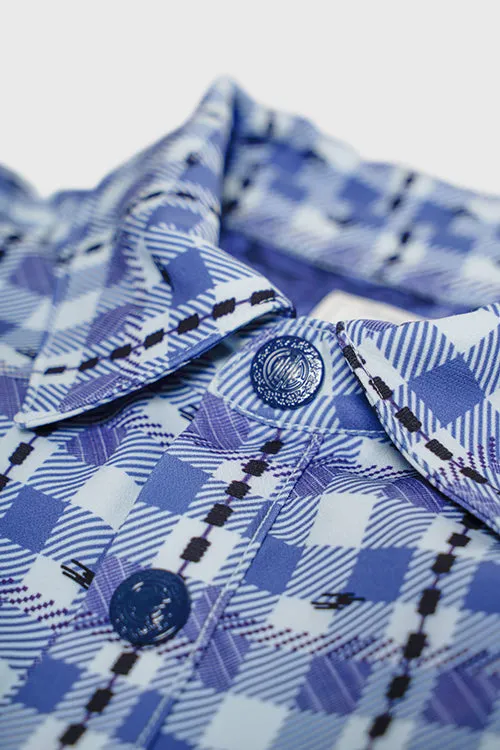 Eternal Plaid Long Sleeve Button Up Shirt premium comfort