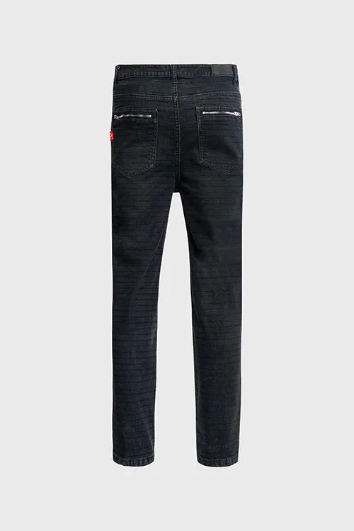 Eternal Tonal Flowers Jeans slim feel