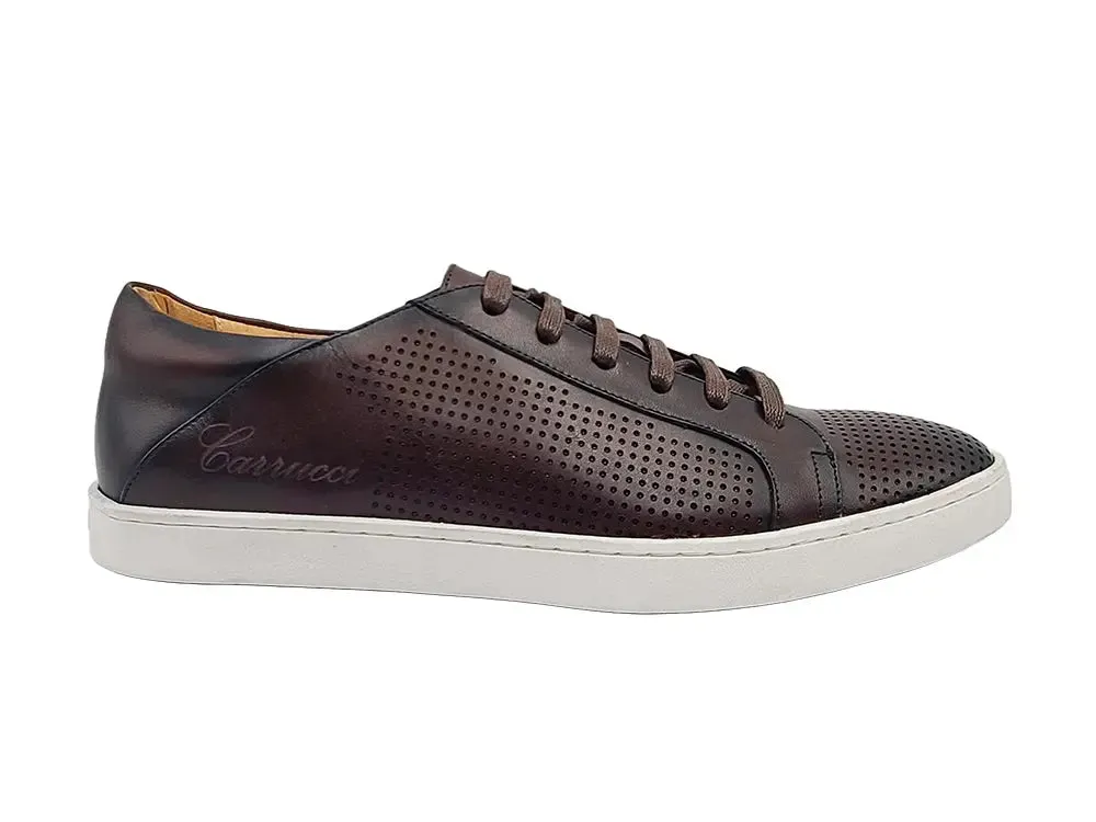 Fashion Lace-up Leather Sneaker youth culture