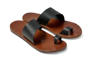 All Leather,black,black-tan,cf-size-10,cf-size-11,cf-size-12,cf-size-5,cf-size-6,cf-size-7,cf-size-8,cf-size-9,color_black-tan,finch,Sandals,Slide,Slides,stylegroup_FINCH,SU25,tan,Toe Ring,Top Sellers,travel,YGroup_Finch