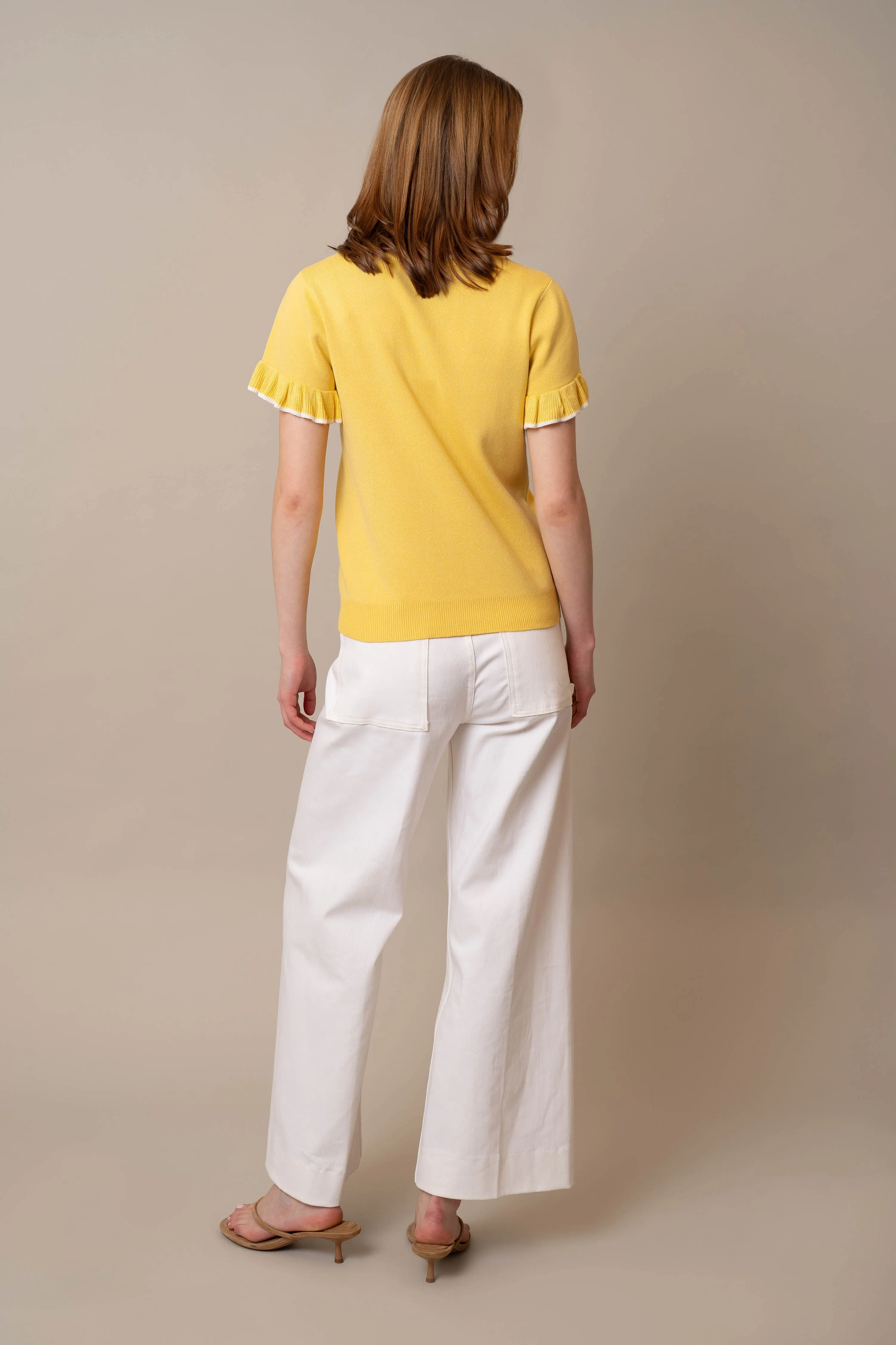 Flutter Sleeve Top warm layer