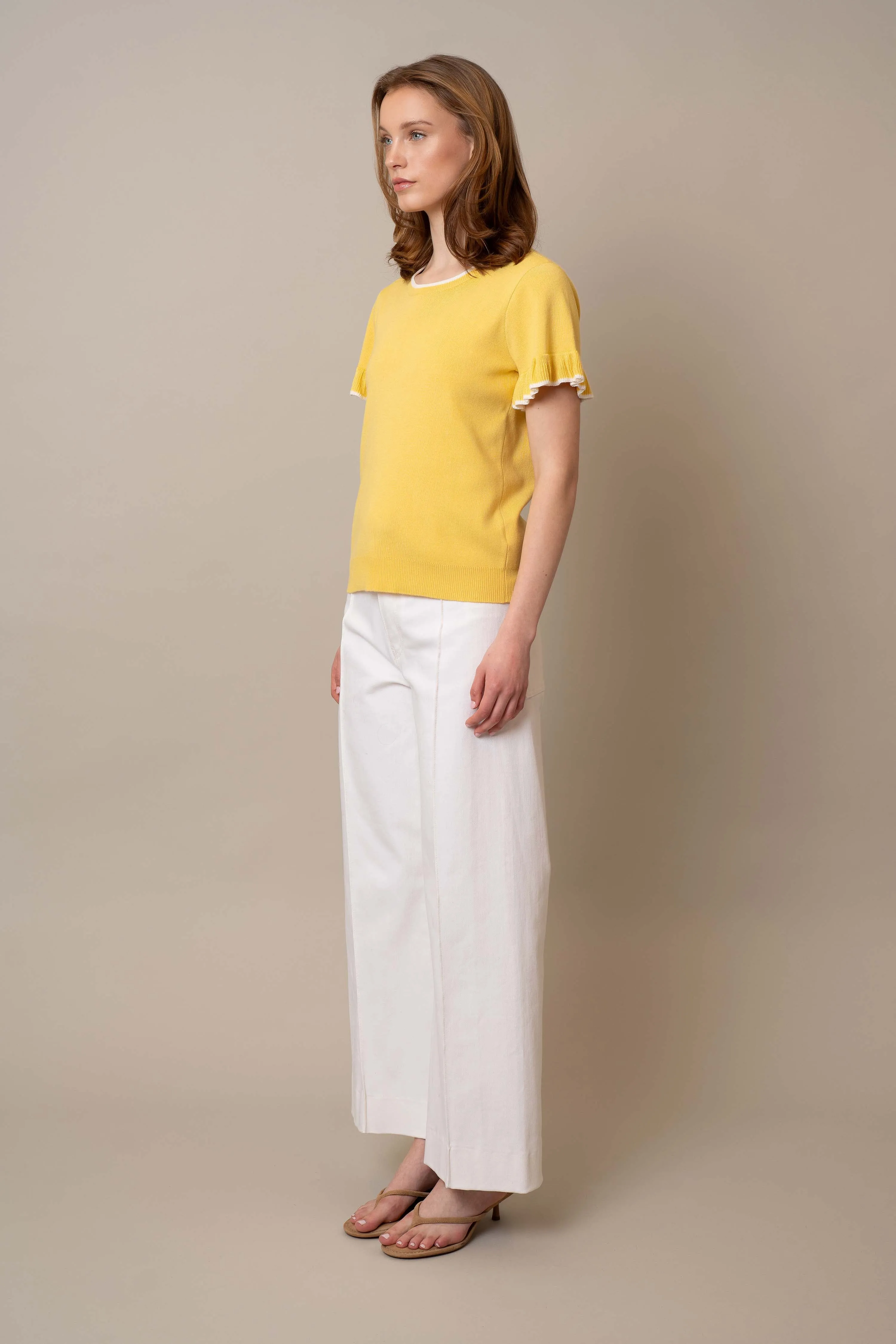 Flutter Sleeve Top warm layer