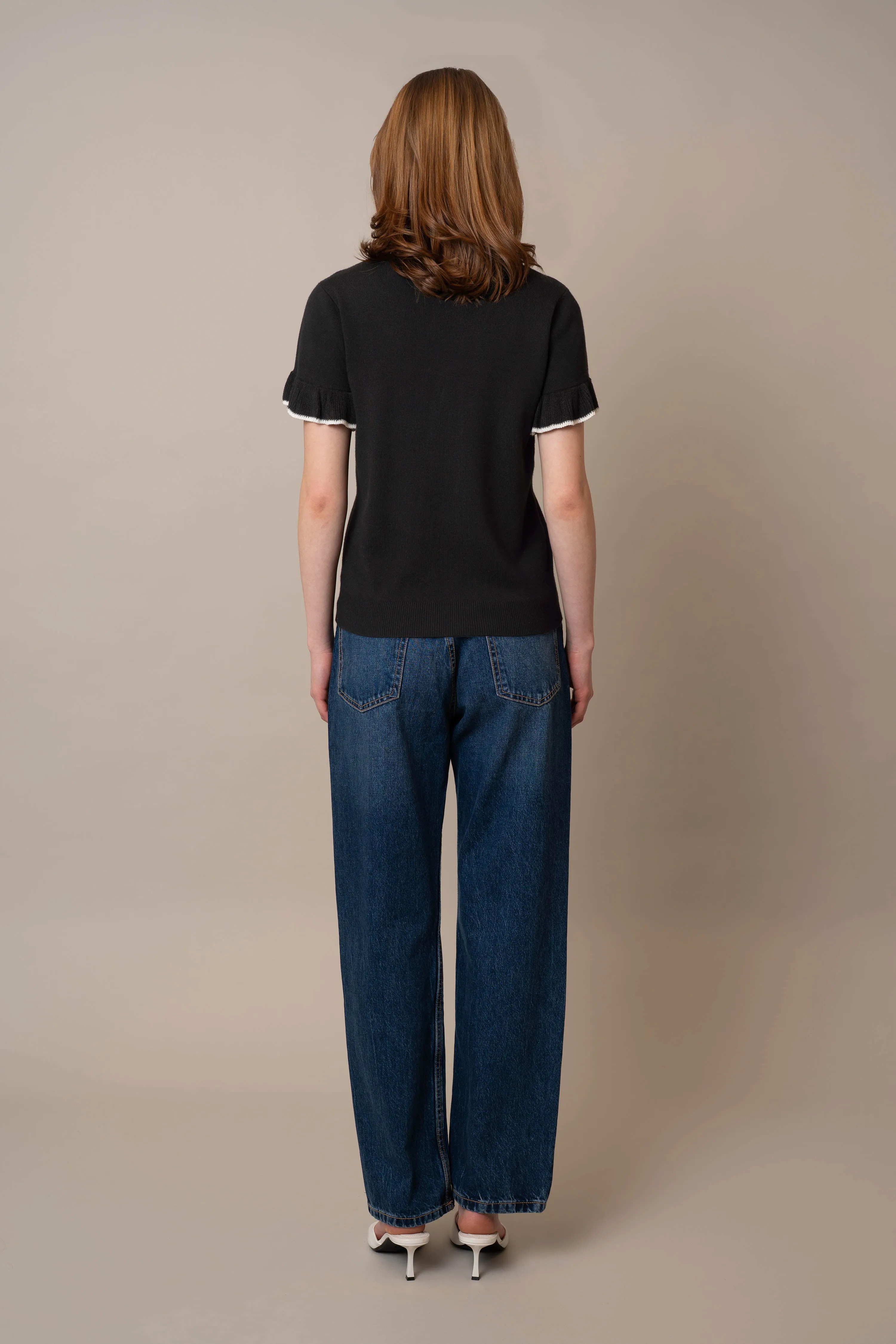 Flutter Sleeve Top warm layer