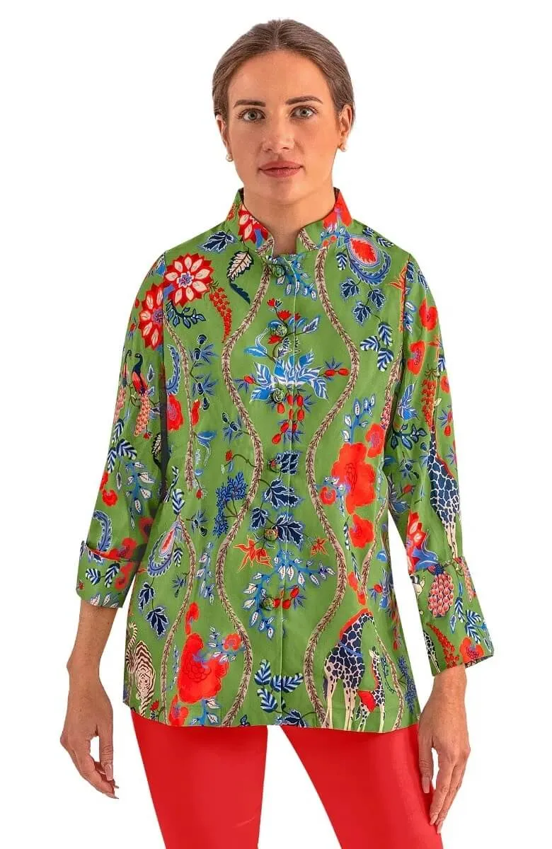 Forget Me Knot Top - Jungle Symphony graduation gown