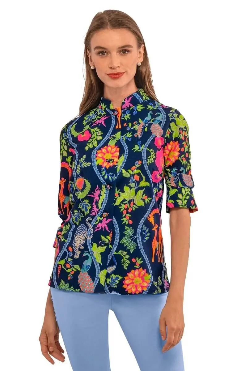 Forget Me Knot Top - Jungle Symphony graduation gown