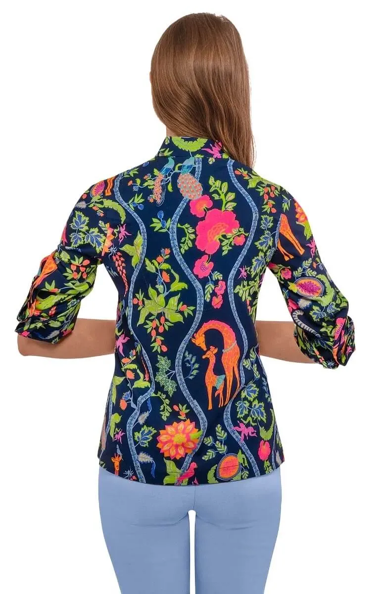 Forget Me Knot Top - Jungle Symphony graduation gown