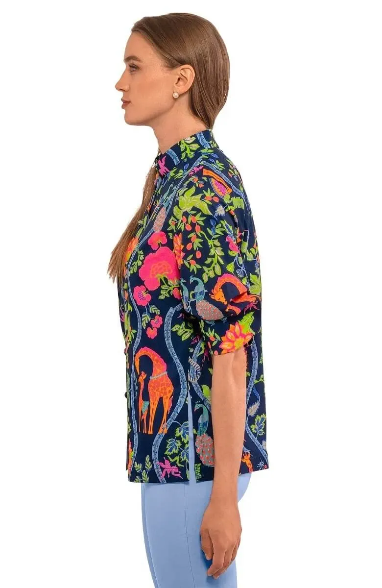 Forget Me Knot Top - Jungle Symphony graduation gown