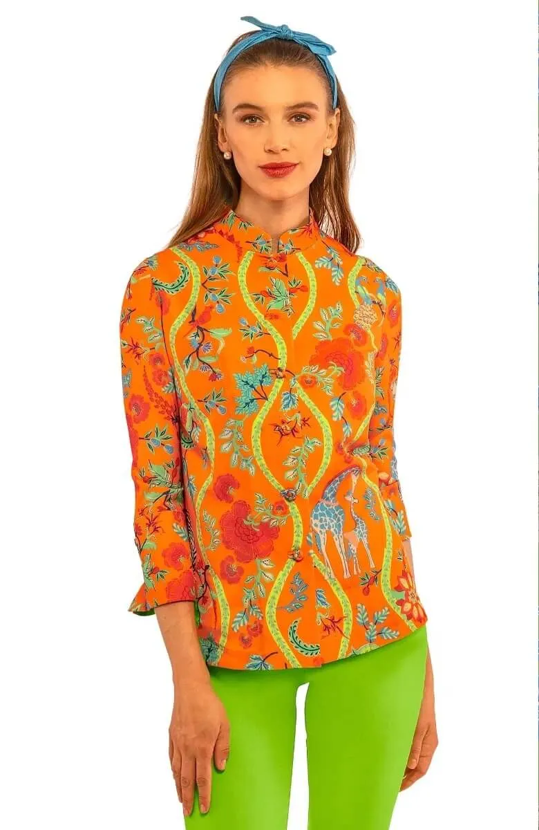 Forget Me Knot Top - Jungle Symphony graduation gown
