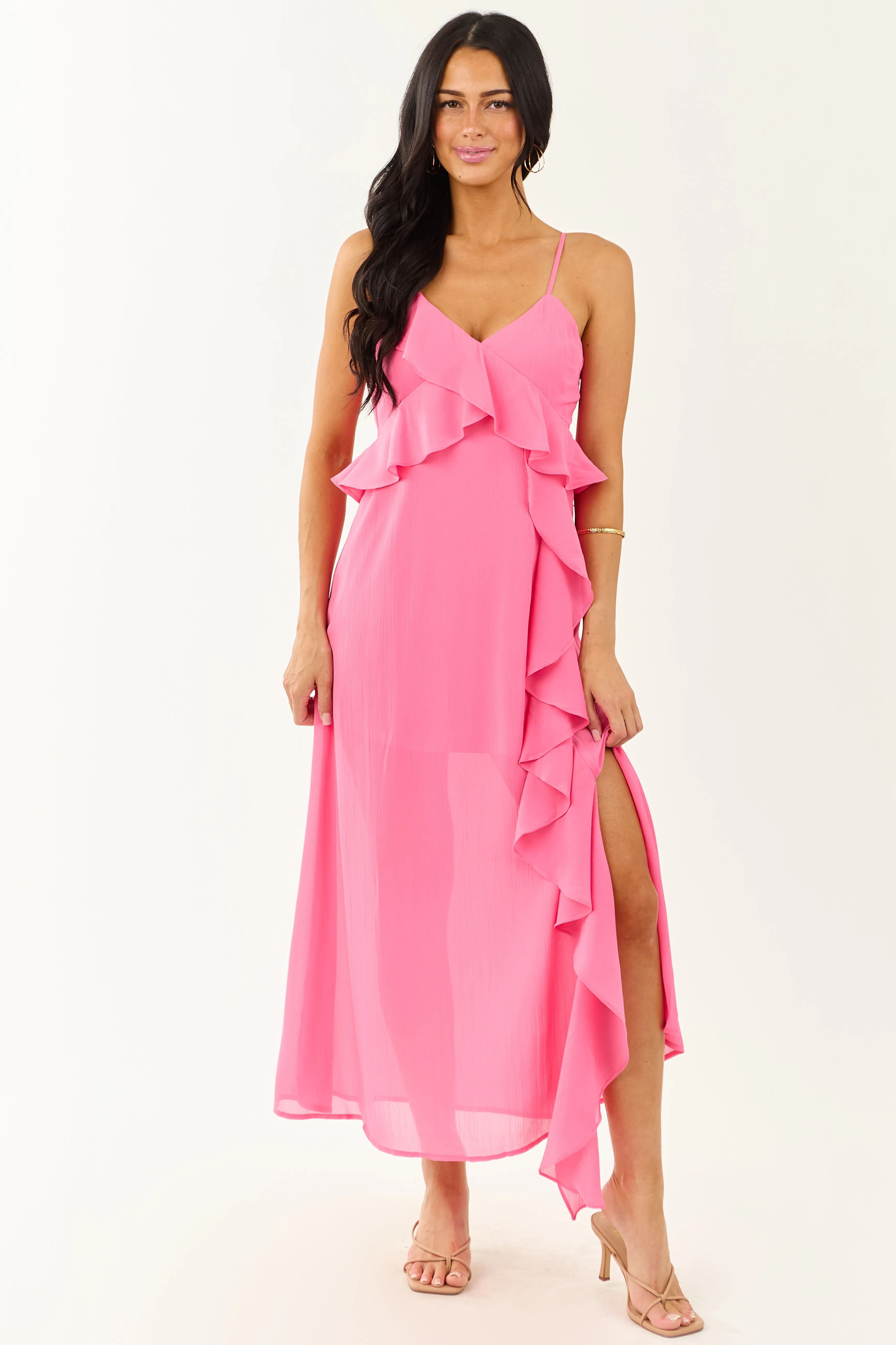 6/25/2025,ALL_PRODUCTS,back-in-stock:true,filter-color:Pink,filter-neckline:V-Neck,filter-pattern:Solid,filter-season:Summer,filter-sleeve:Sleeveless,gpc:Dresses,pc:Maxi_Dresses,Reg-Price
