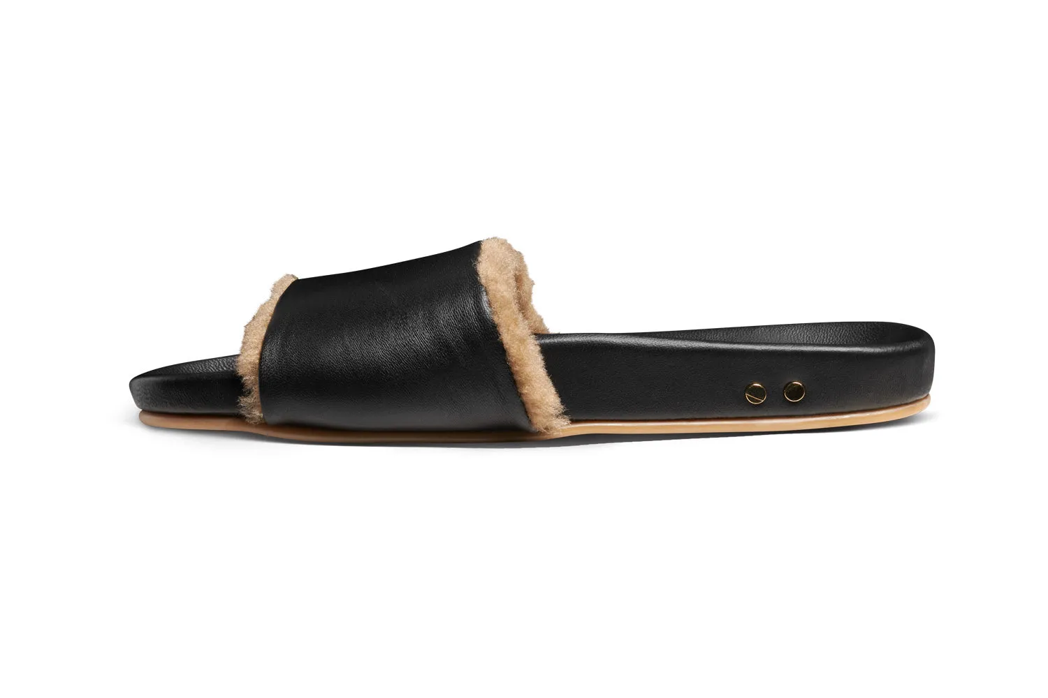 GALLITO SHEARLING - Black coastal mood