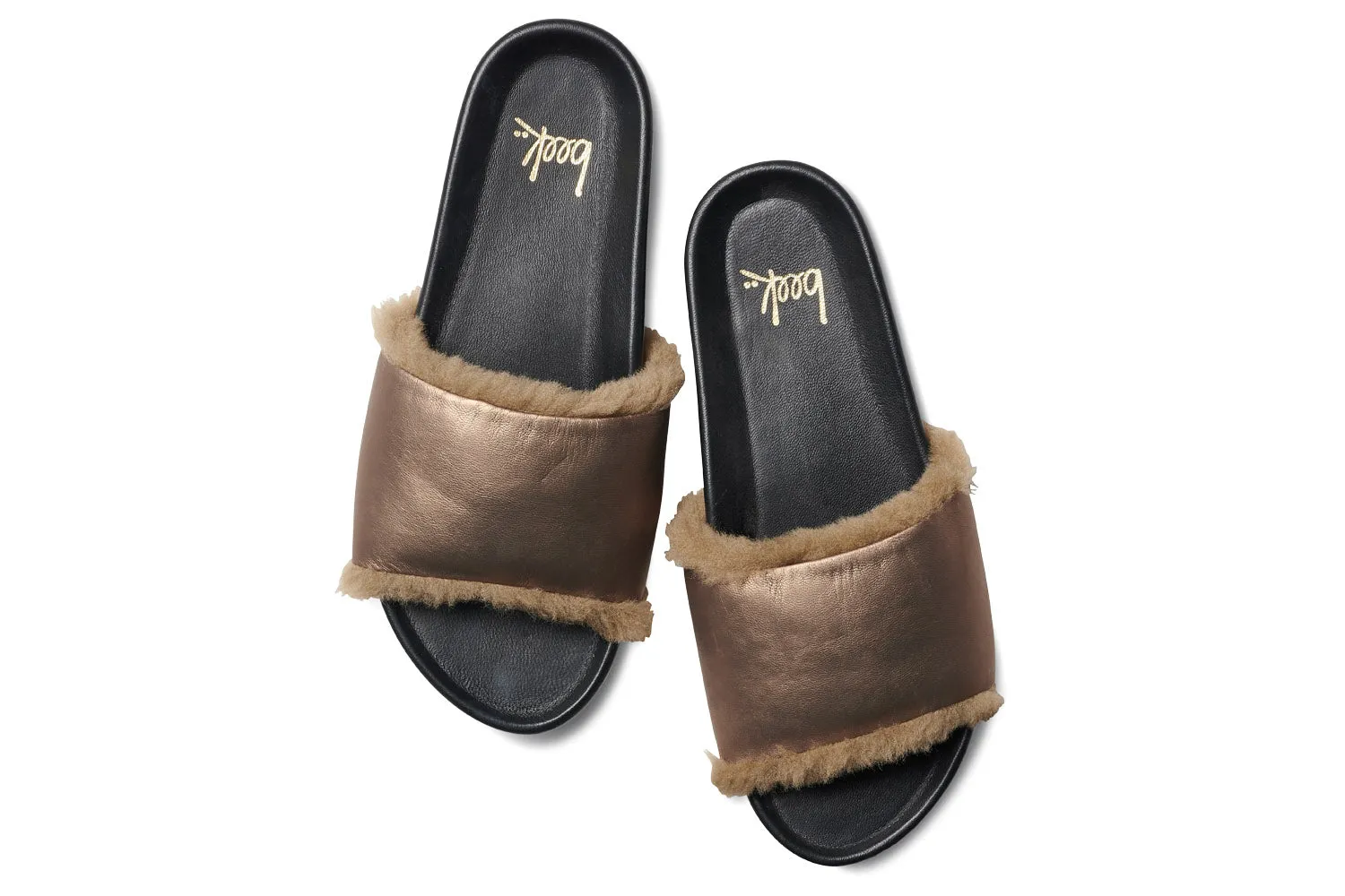 GALLITO SHEARLING - Mocha/Black hike light