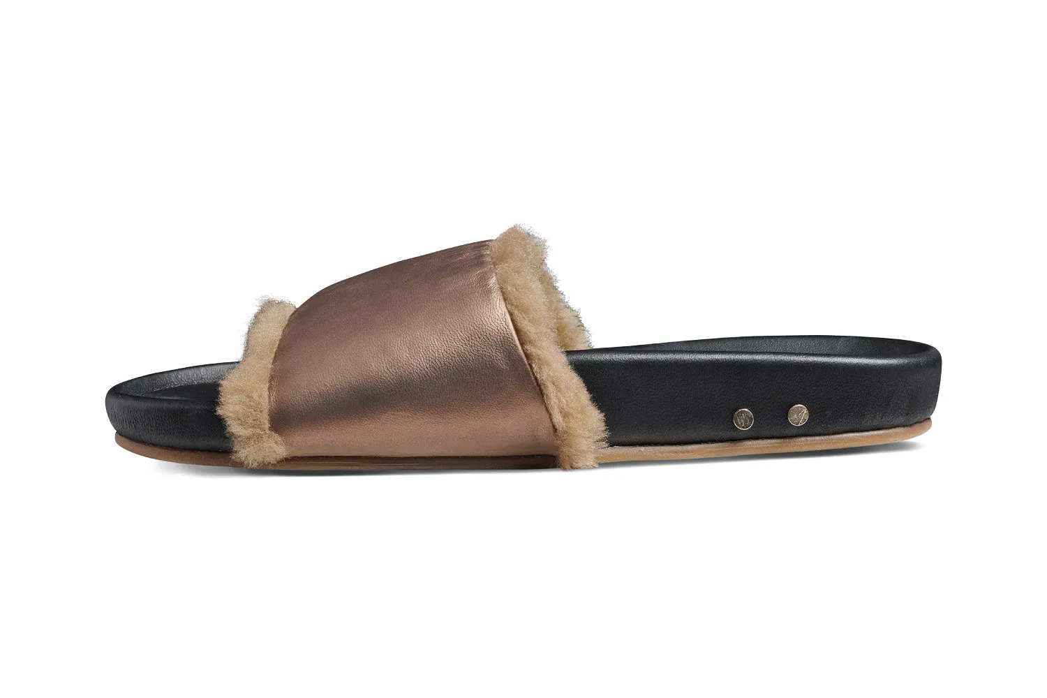 GALLITO SHEARLING - Mocha/Black hike light