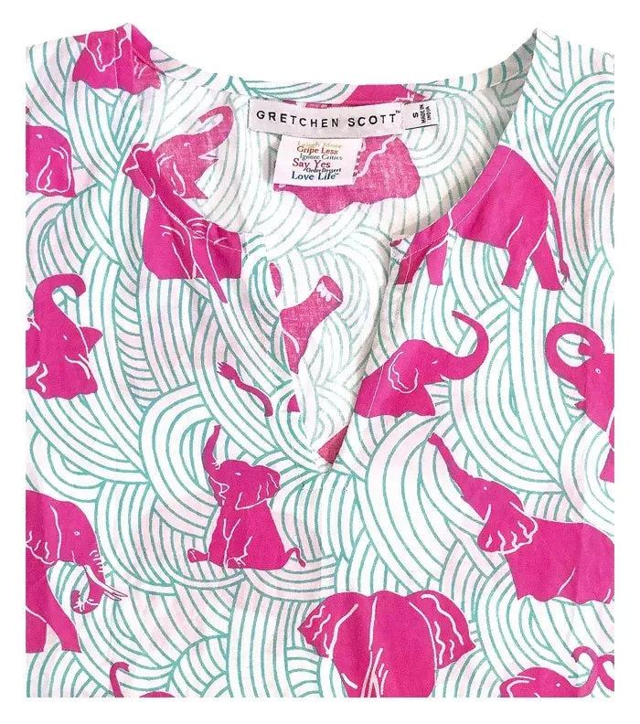 Girls Cotton Tunic - Trunk Trunk Goose throwback feels