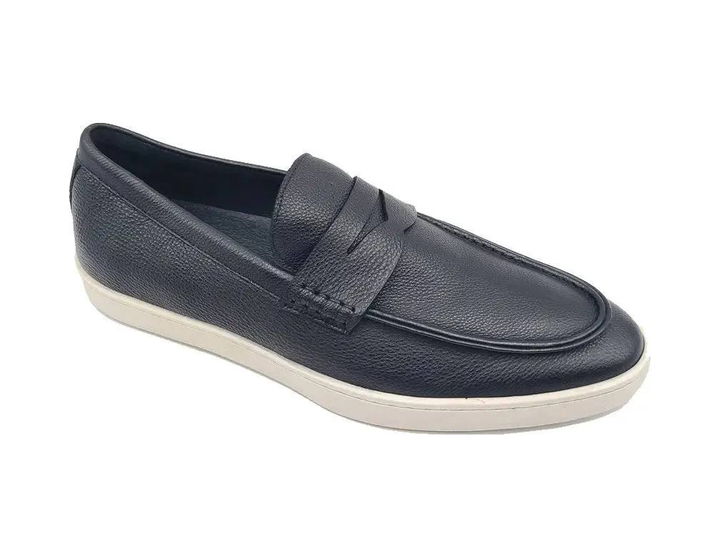 Gorgeous Patina Burnished Penny Loafer Sneaker silent step