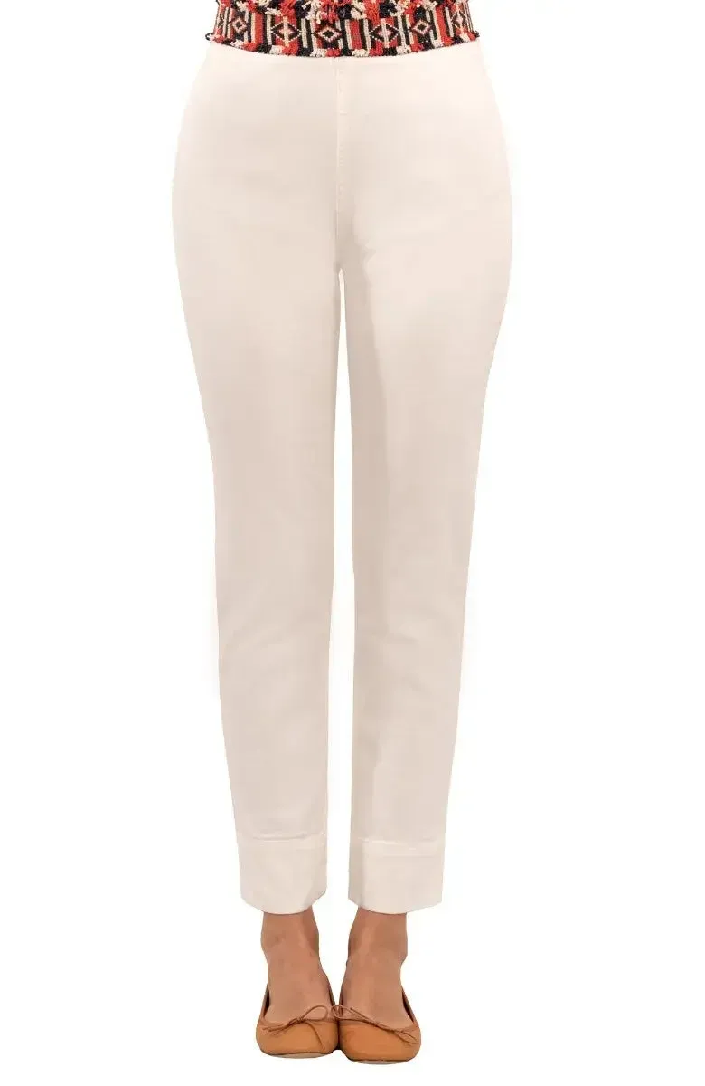 Gripeless Denim Pull On Pant plus-size pants