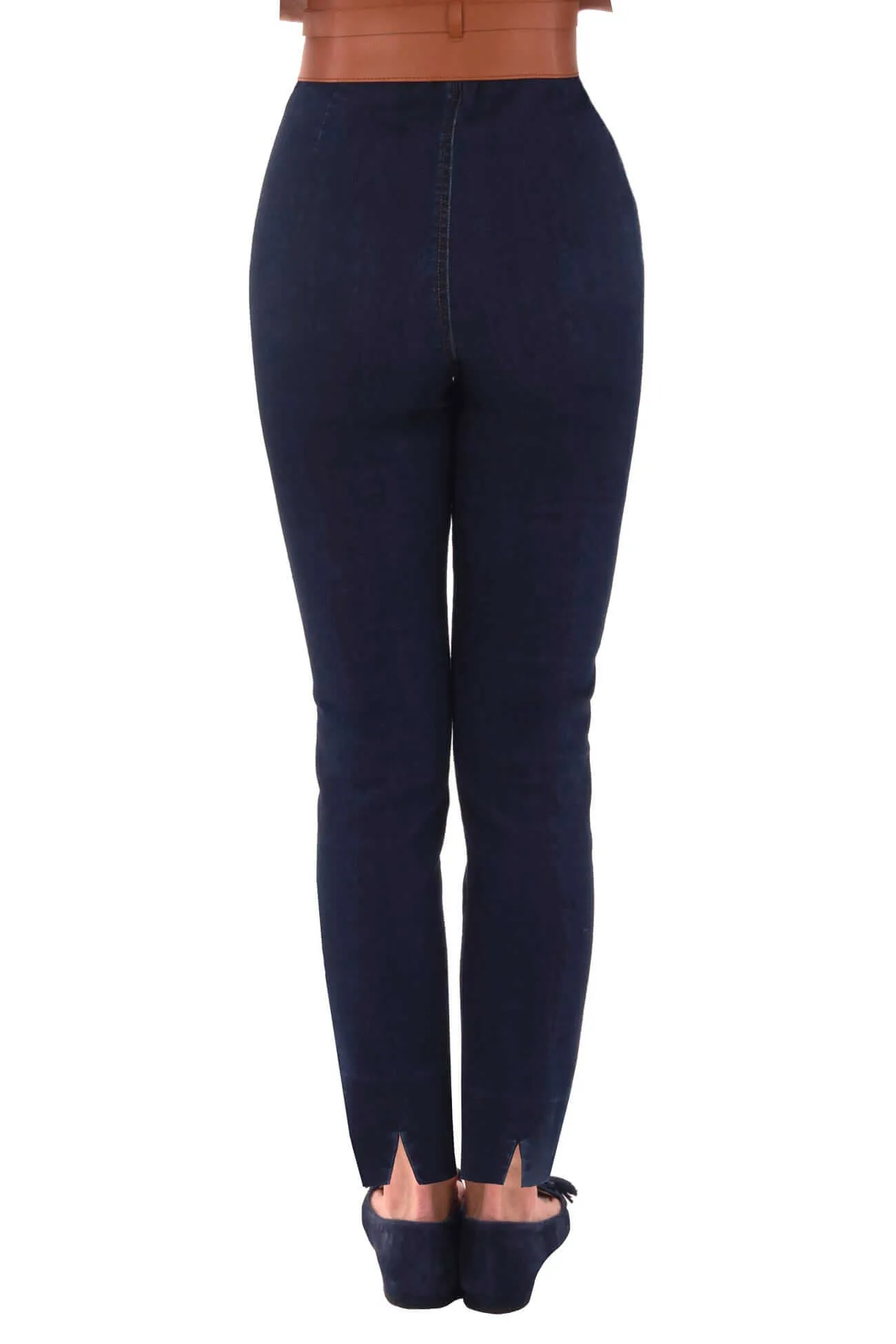 Gripeless Denim Pull On Pant plus-size pants