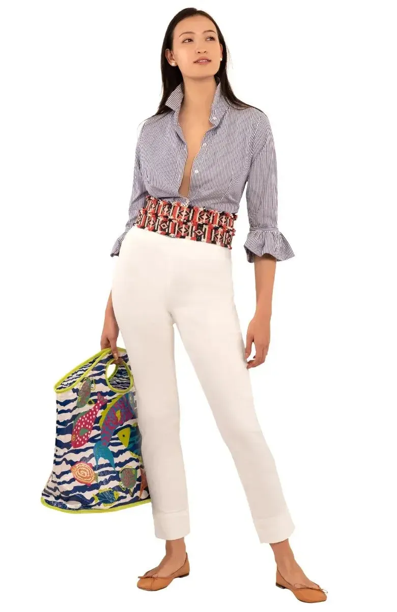 Gripeless Denim Pull On Pant plus-size pants