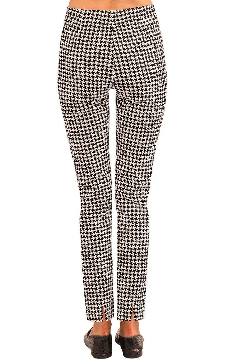 GripeLess Pull On Pant - Houndstooth party pants