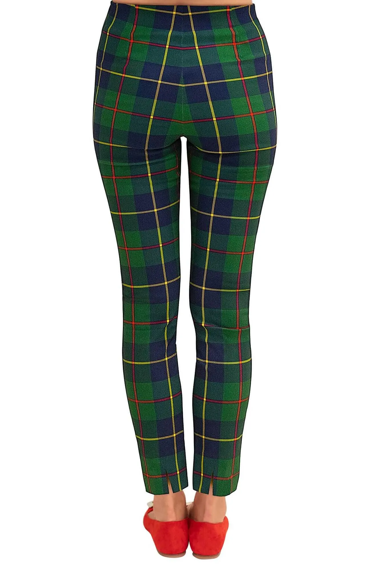 GripeLess Pull On Pant - Plaidly Cooper low-rise pants