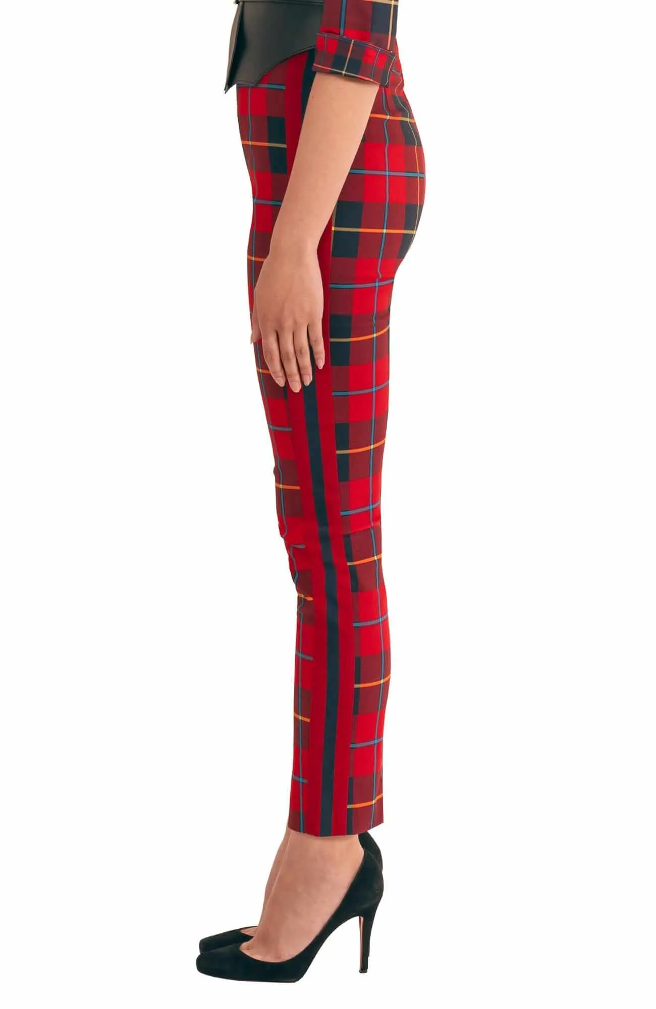 GripeLess Pull On Pant - Plaidly Cooper low-rise pants