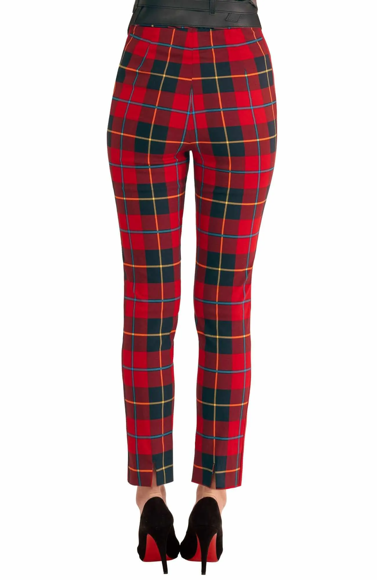 GripeLess Pull On Pant - Plaidly Cooper low-rise pants