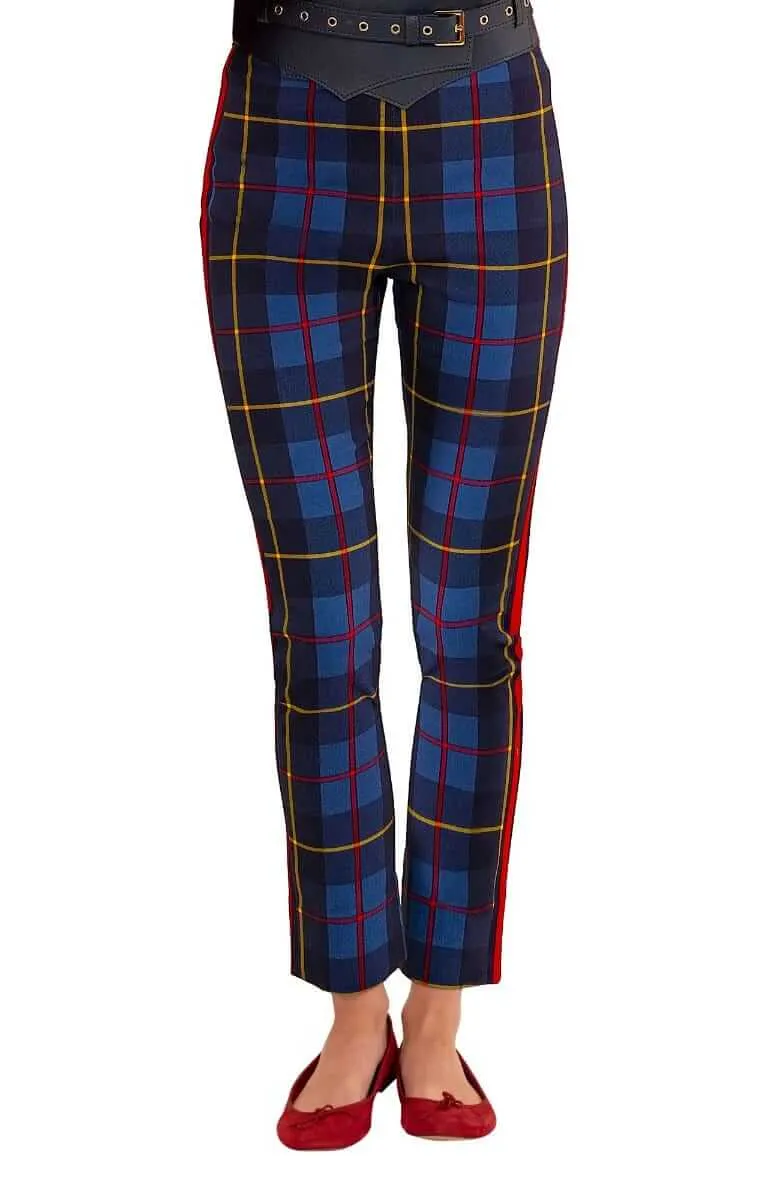 GripeLess Pull On Pant - Plaidly Cooper low-rise pants