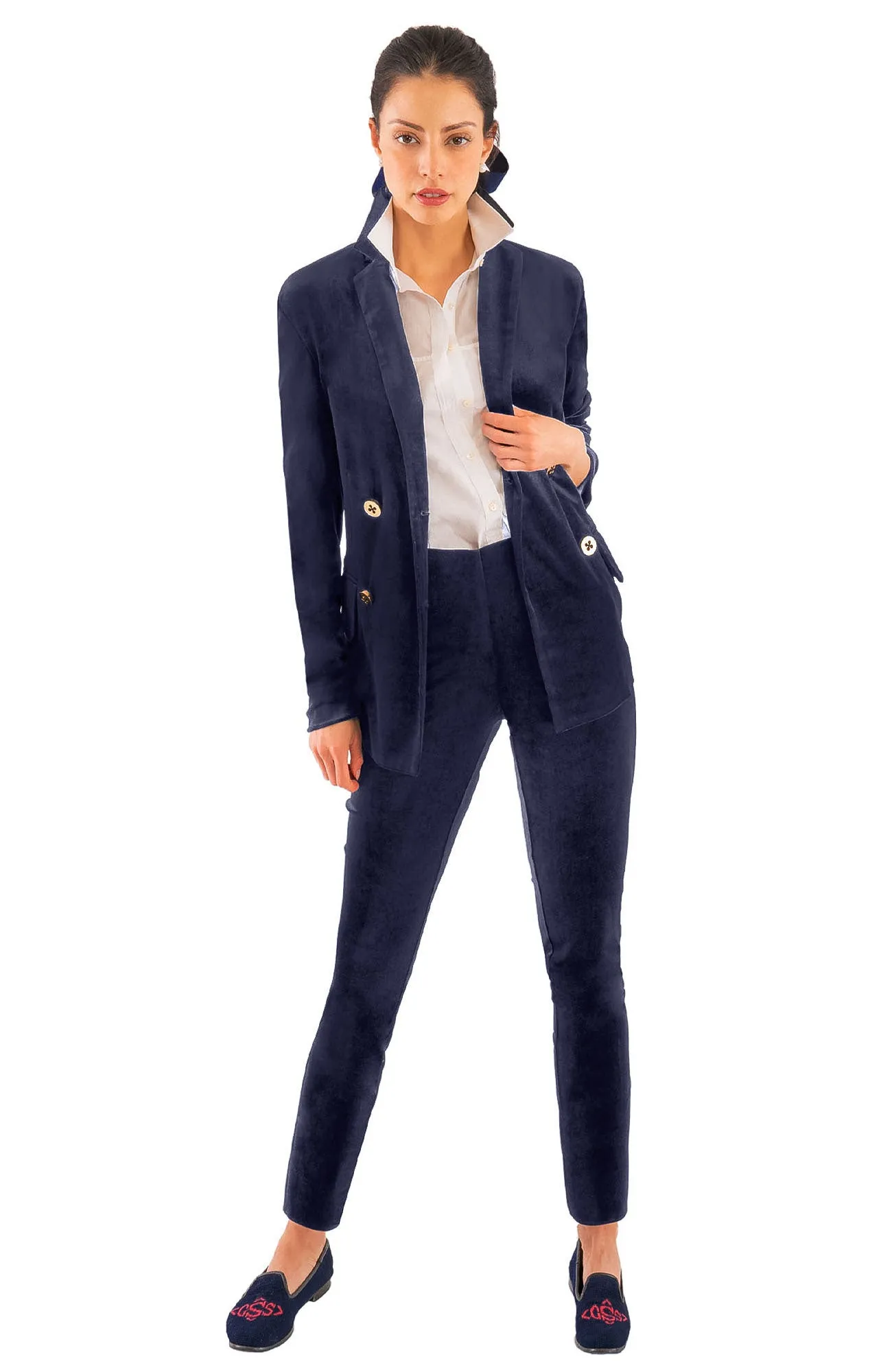GripeLess Pull on Pant - Silky Velvet wide-leg pants