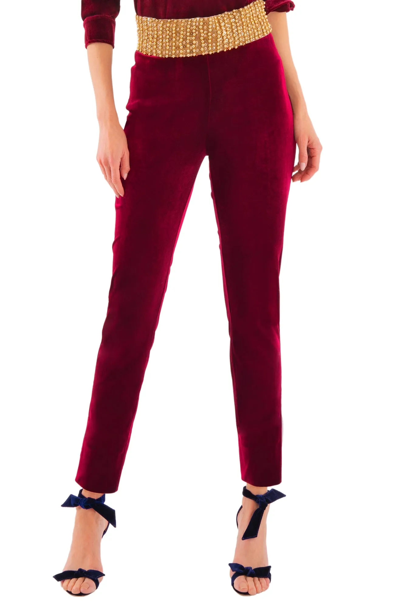 GripeLess Pull on Pant - Silky Velvet wide-leg pants
