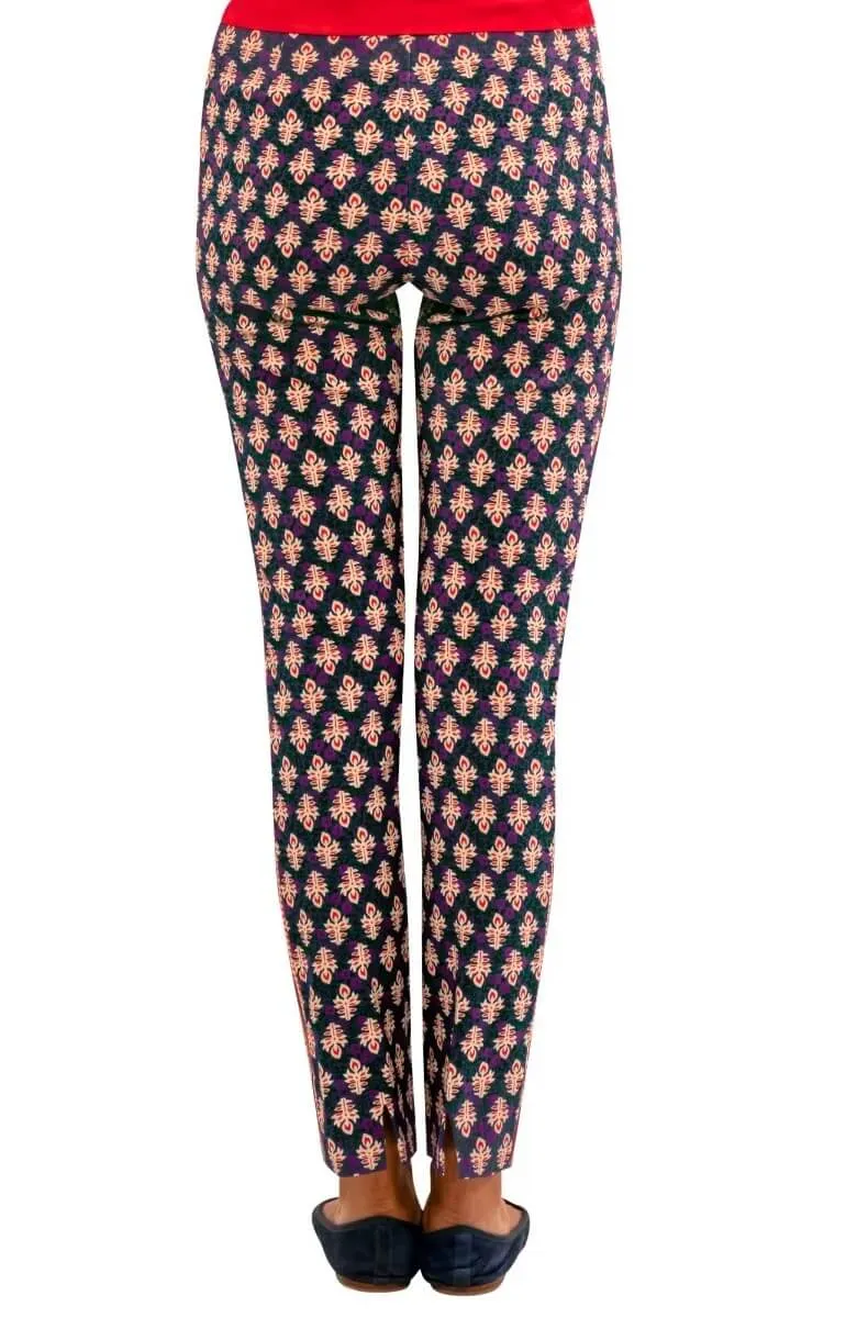 GripeLess Pull On Pant - Wonderful Wisteria artistic pants