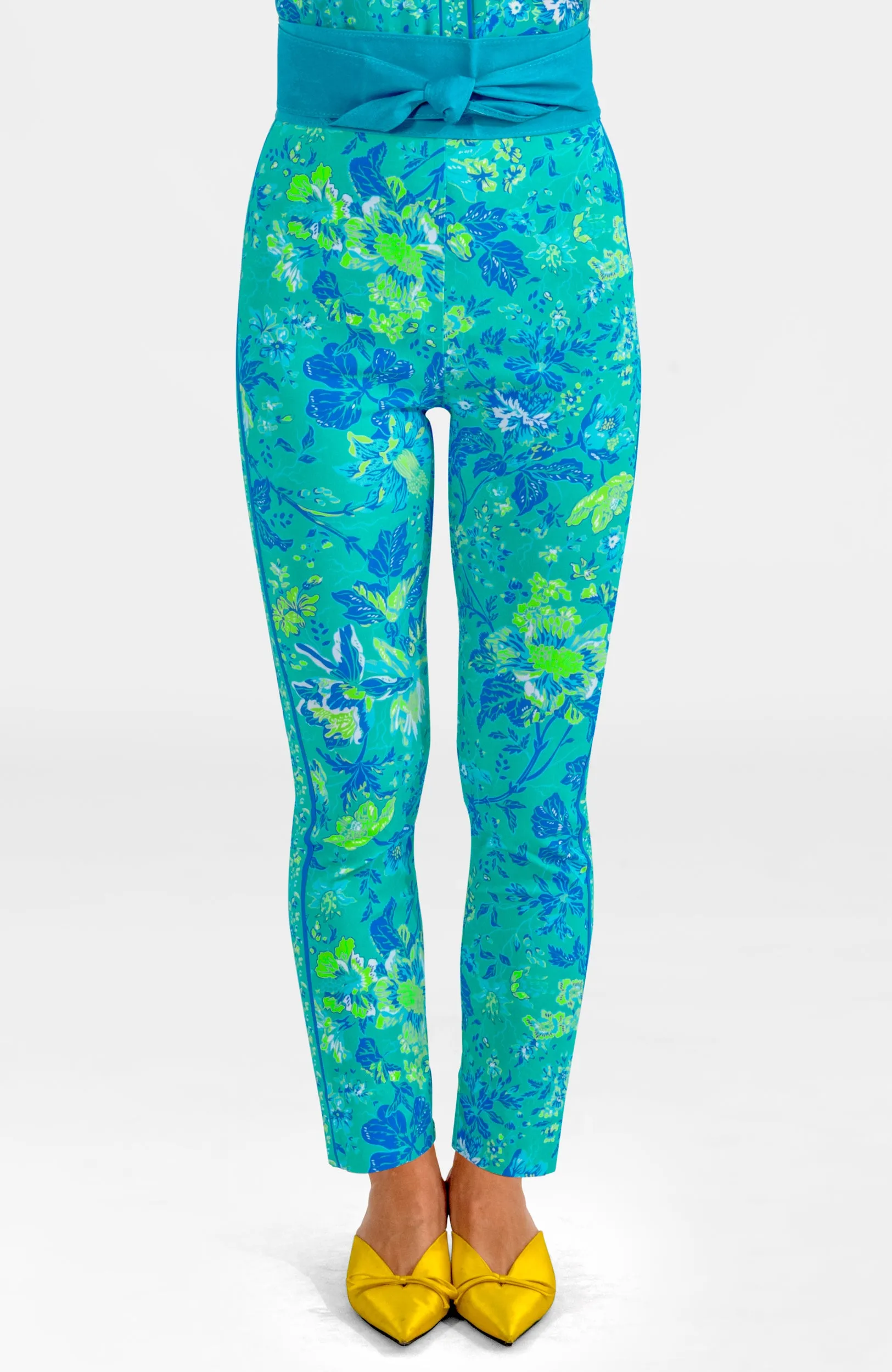 Gripeless Pull On Pants - English Garden loungewear