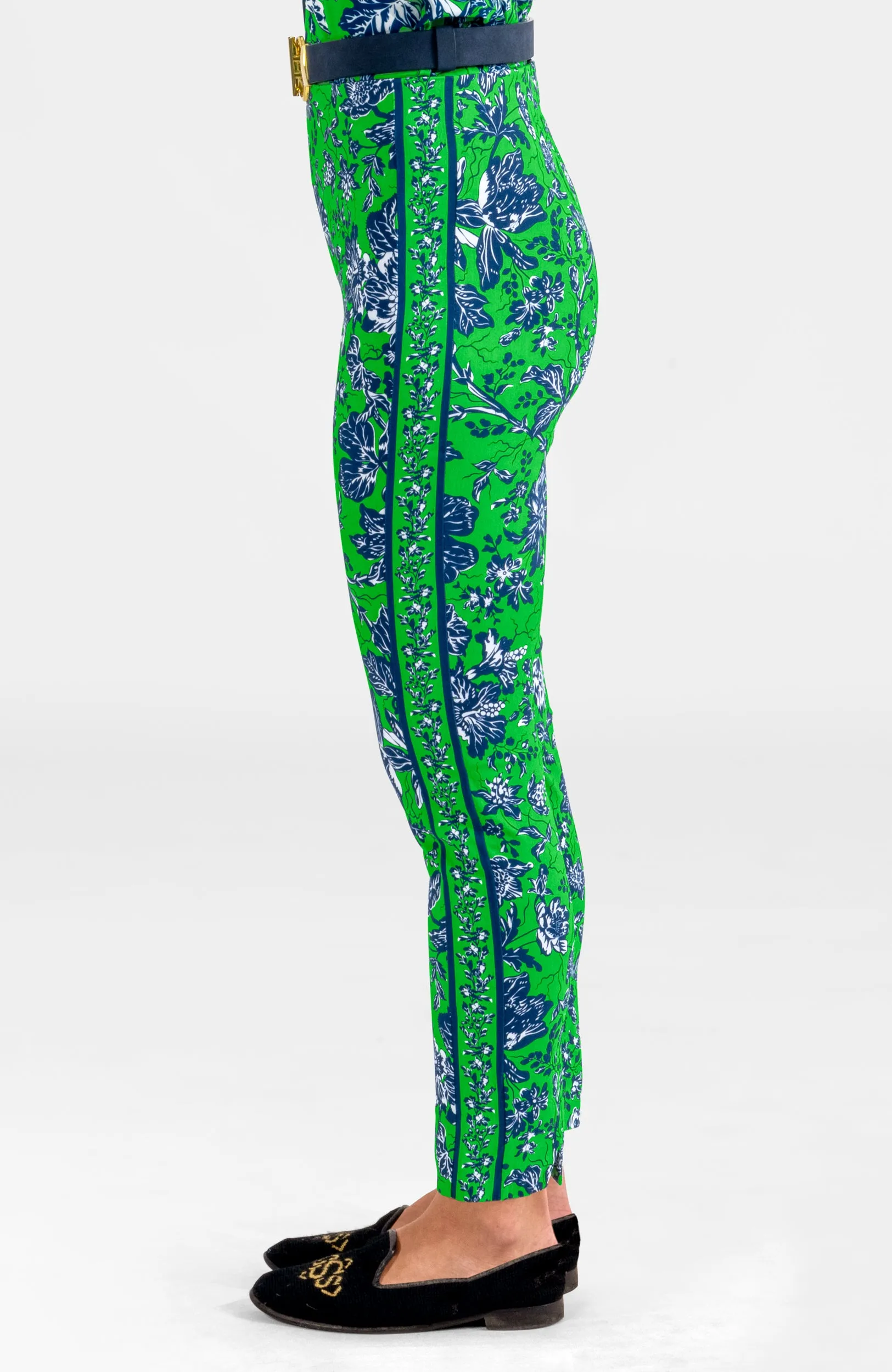Gripeless Pull On Pants - English Garden loungewear