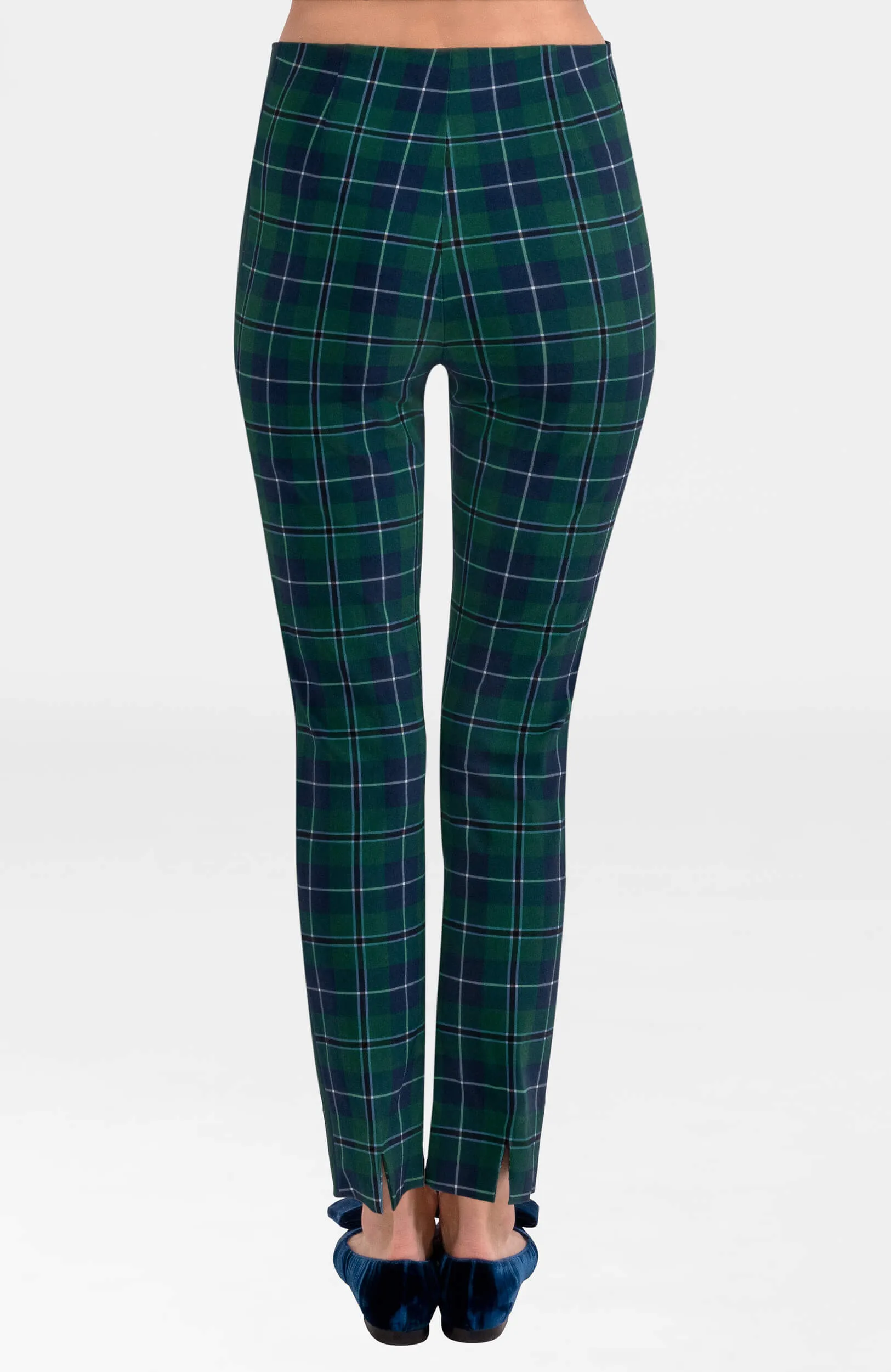 Gripeless Pull On Pants - Melville Tartan retro pants