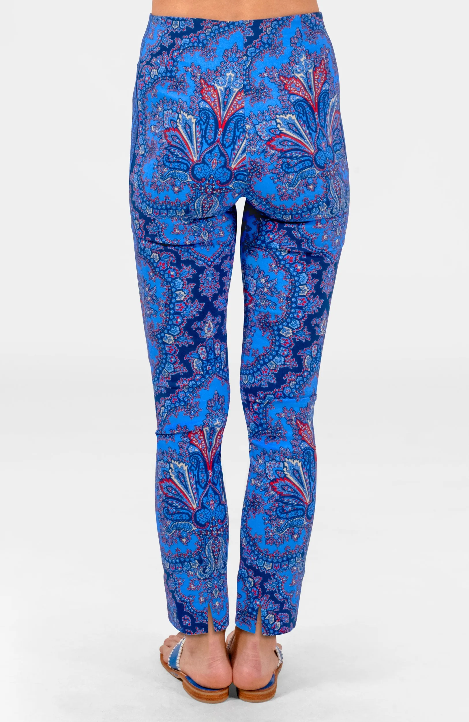 Gripeless Pull On Pants - Passion Paisley harem pants