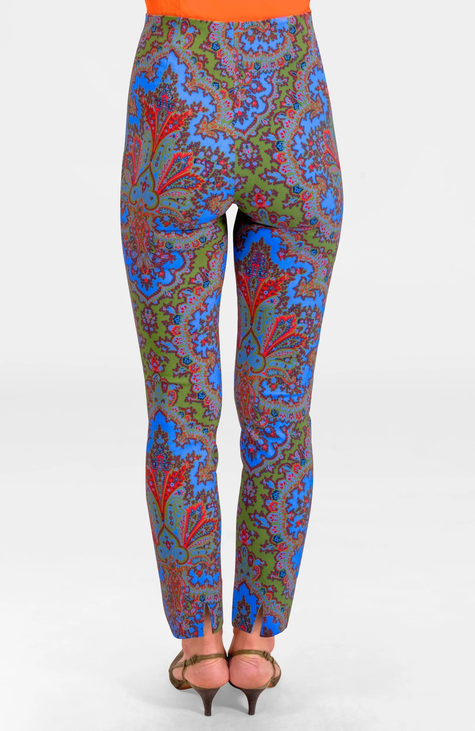 Gripeless Pull On Pants - Passion Paisley harem pants