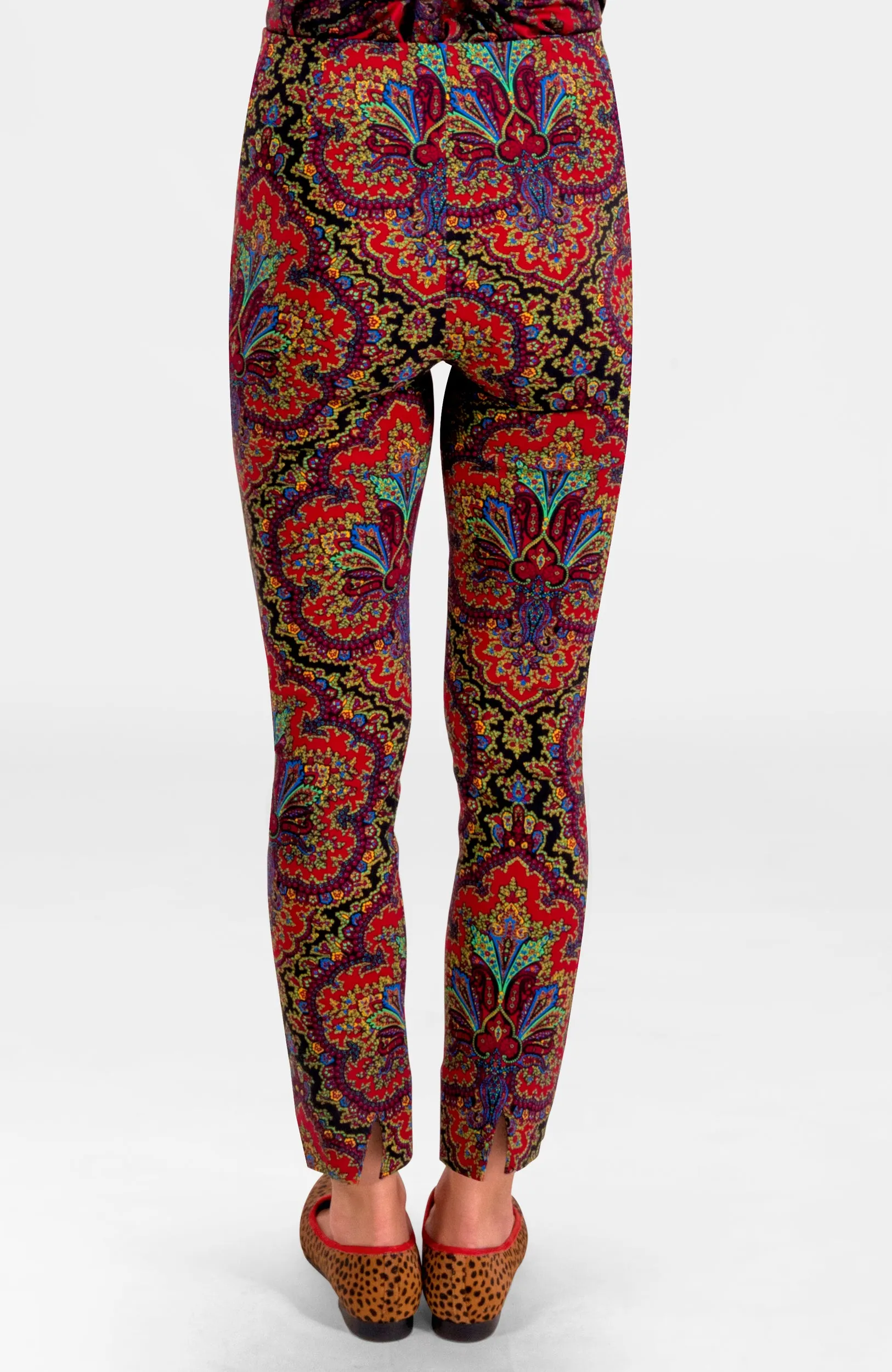 Gripeless Pull On Pants - Passion Paisley harem pants
