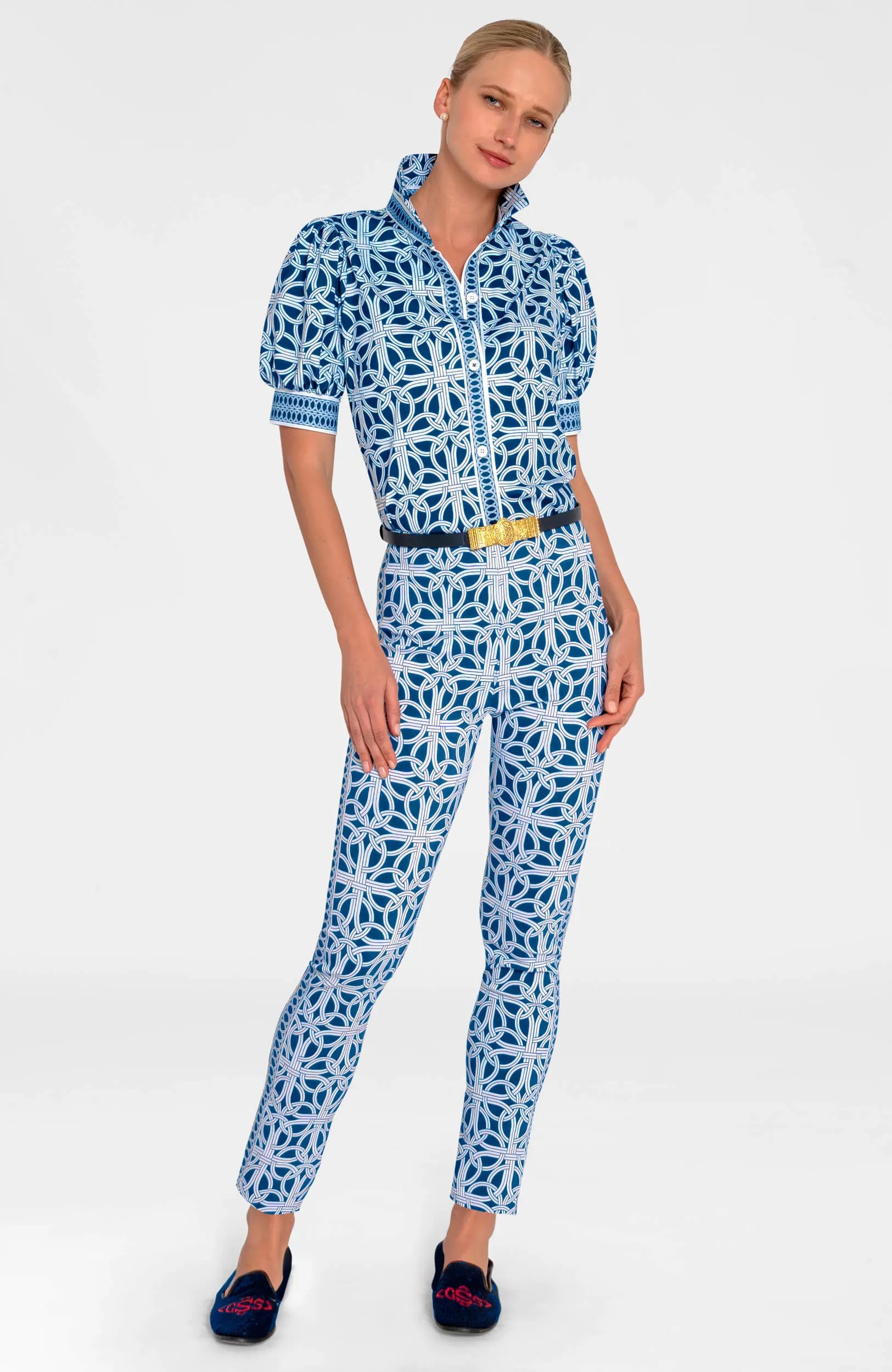 Gripeless Pull On Pants - Ring Toss loungewear