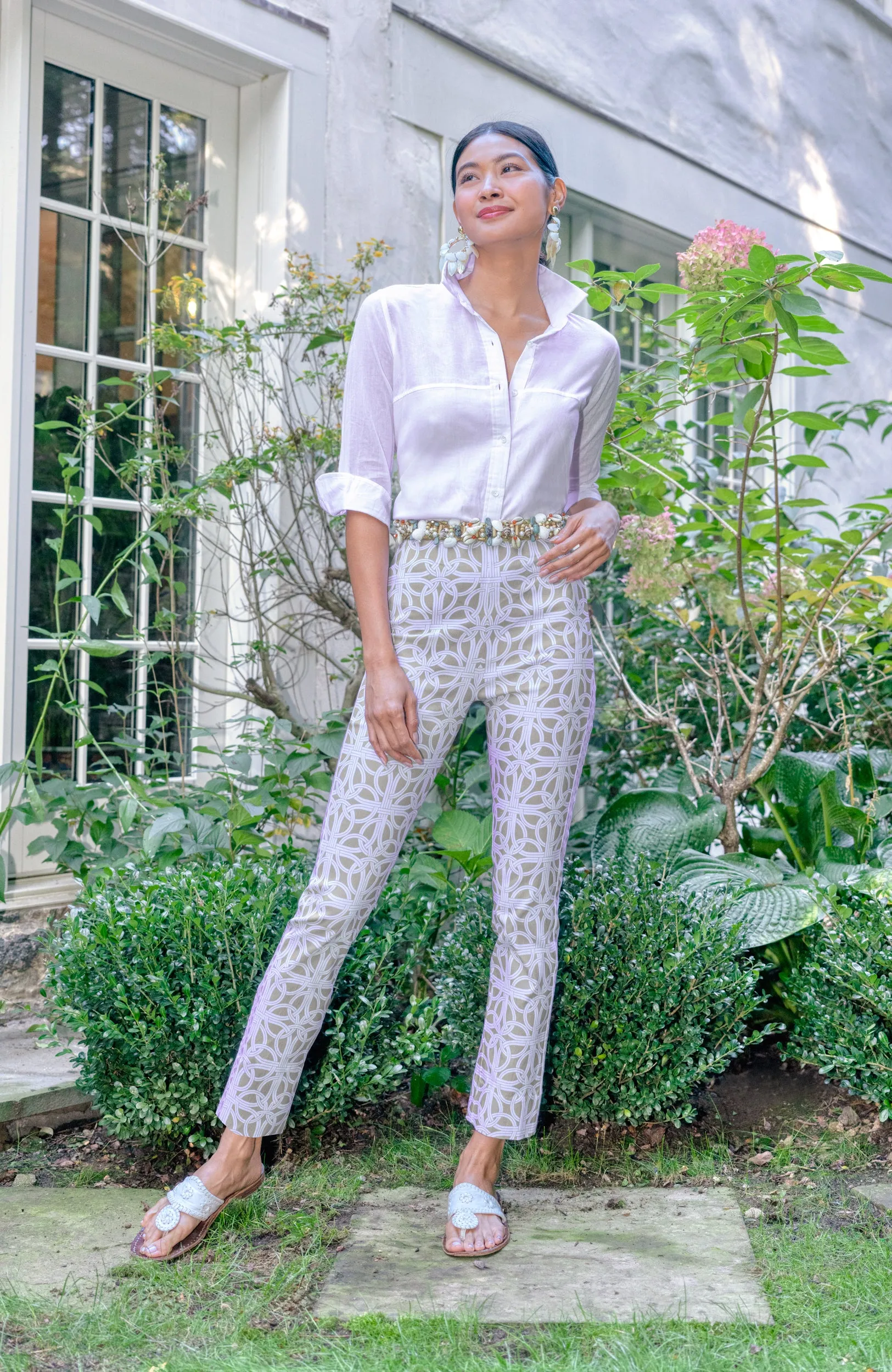 Gripeless Pull On Pants - Ring Toss loungewear