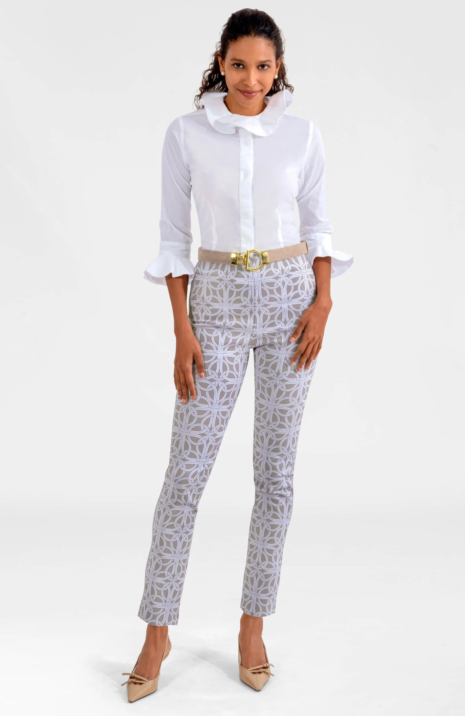Gripeless Pull On Pants - Ring Toss loungewear