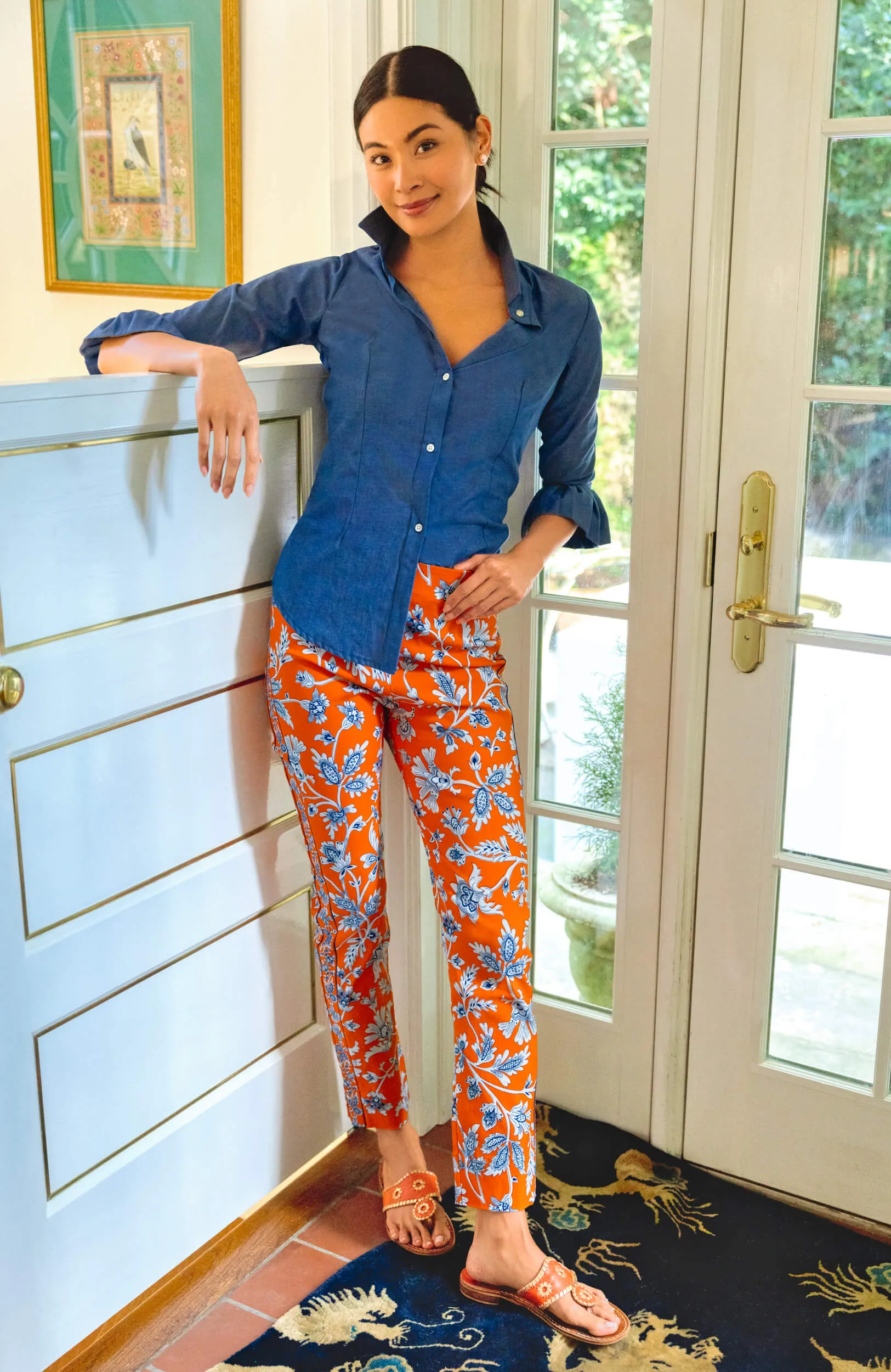Gripeless Pull On Pants - Stunning Stippling custom pants